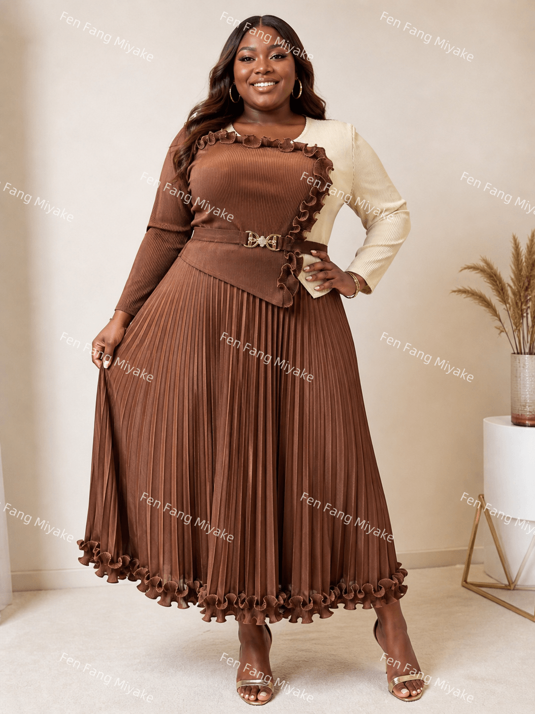 African Print Maxi Dress thumbnail 2