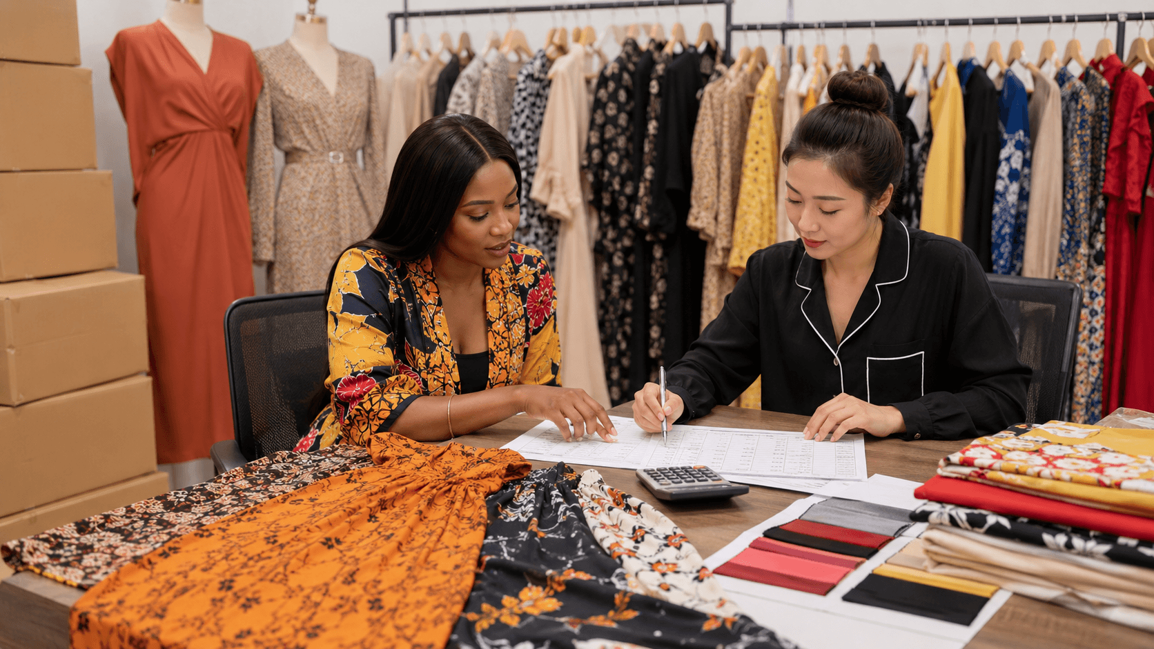 Guangzhou factory price negotiation for wholesale fashion buyers