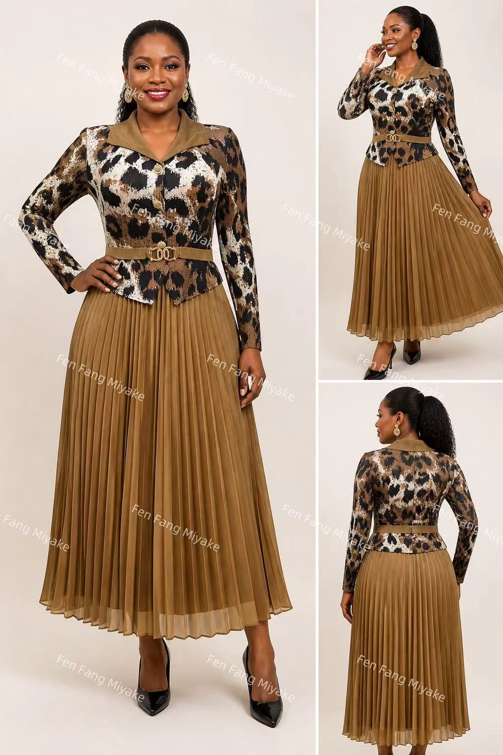 African Print Maxi Dress