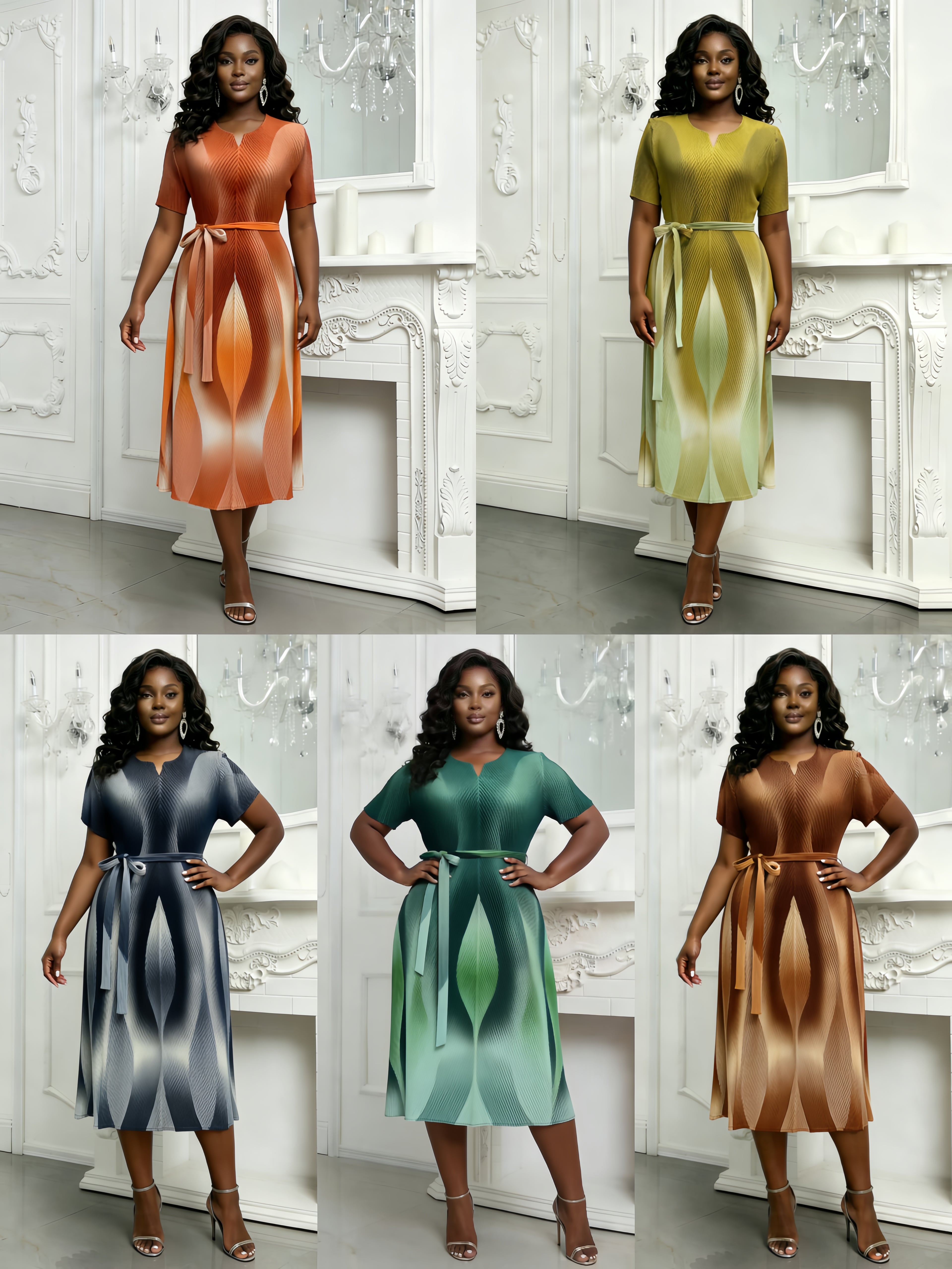 Plus Size Wrap Dress