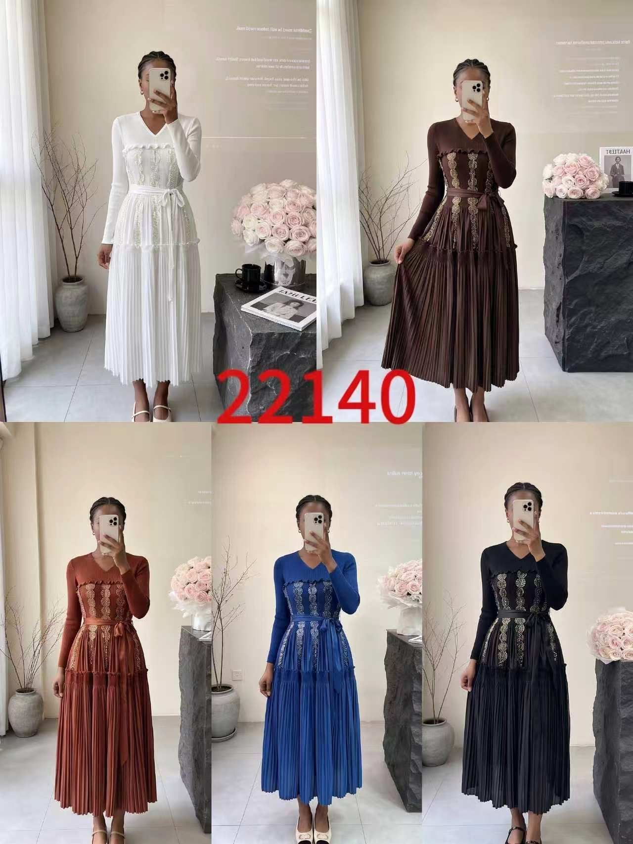 Ruffle Hem Wrap Gown