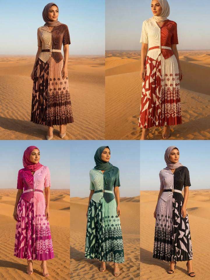 Terracotta Floral Print Maxi Dress
